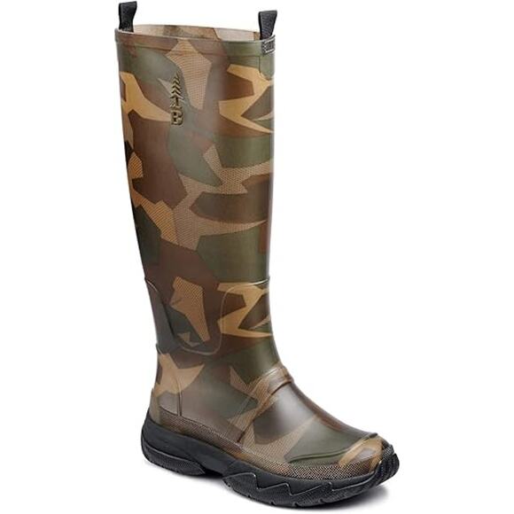 Bass Outdoor Field Rain Boot Size US 7 Green Camo Knee High Techwear Utility New - Picture 2 of 15